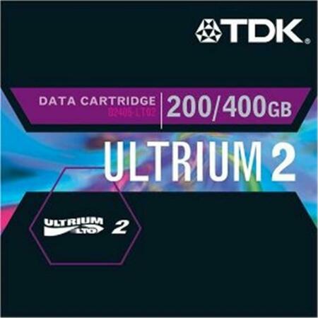 TDK LTO-2 Ultrium 200-400GB Data Cartridge D2405-LTO2AX